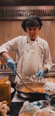 Chef cuisinier en montagne