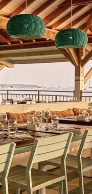 Chef cuisinier en bord de mer