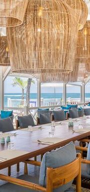 Chef cuisinier en bord de mer