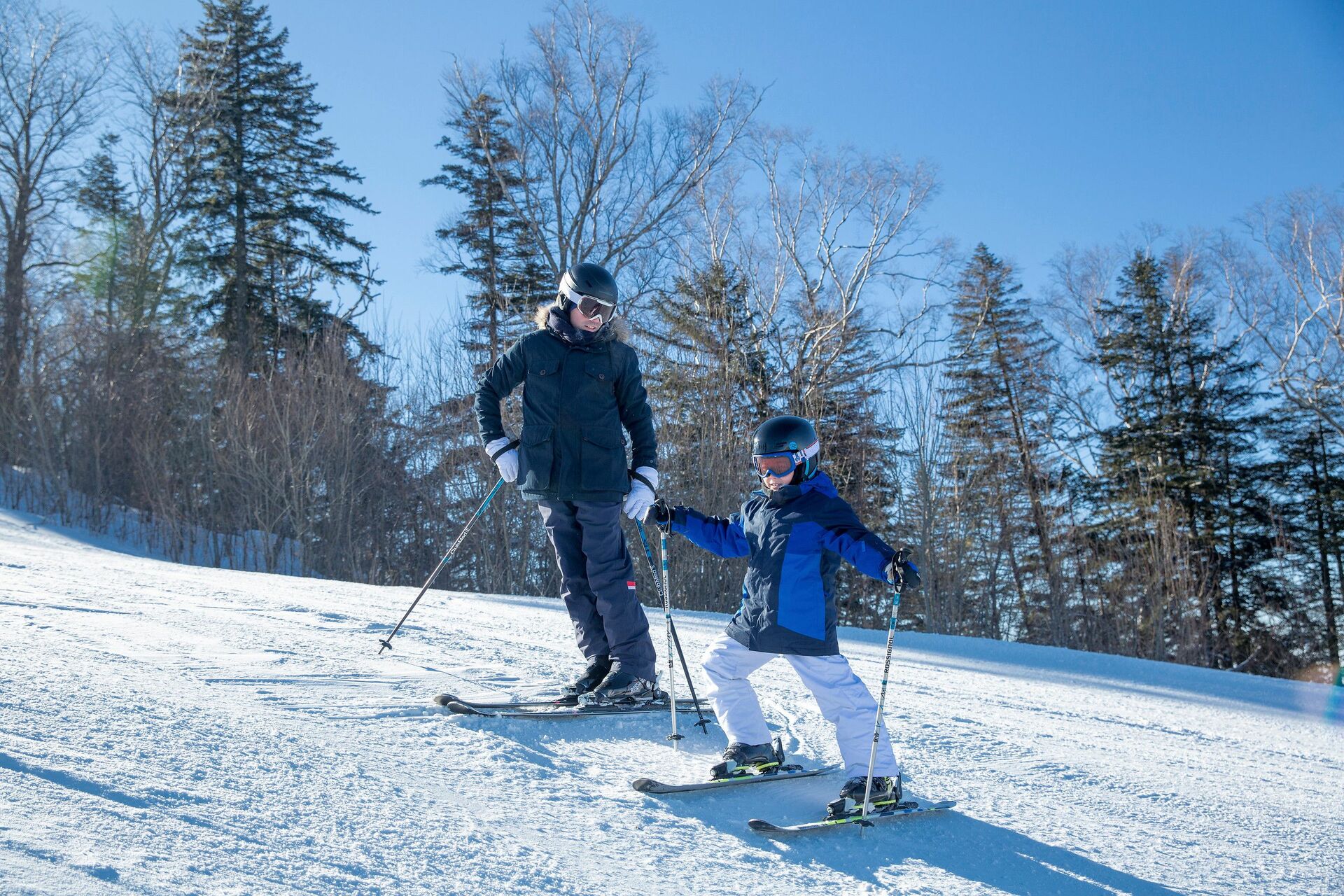 Club Med Kiroro Vue skieurs