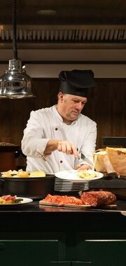 Chef cuisinier en montagne