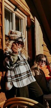 famille qui ski