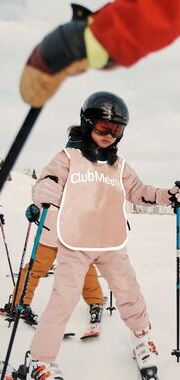 famille qui ski