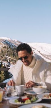Chef cuisinier en montagne