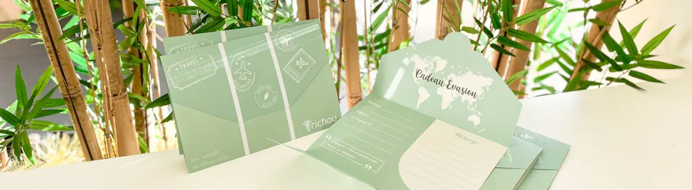 pochette cadeau offrir voyage