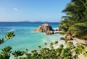 Plage aux Seychelles