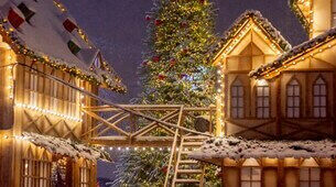 Village illuminé Noël