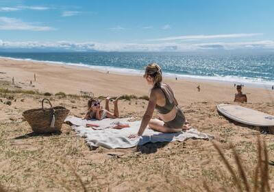 Famille à la plage