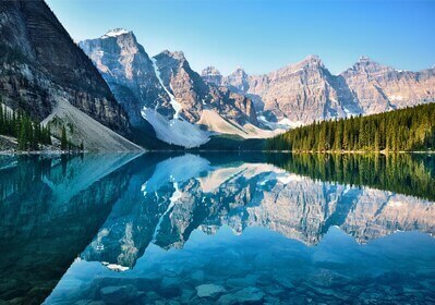 Lac Moraine au Canada