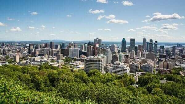 Vue de Mont Royal à Montréal