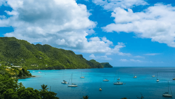 Paysage mer Caraïbes