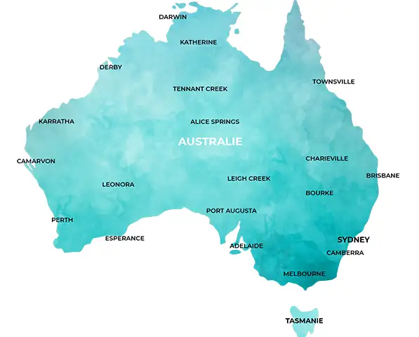 Carte Australie carte Australie