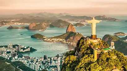 Christ Redempteur vue de haut