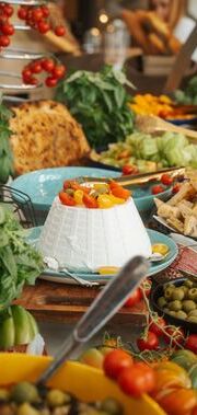 Chef cuisinier en bord de mer