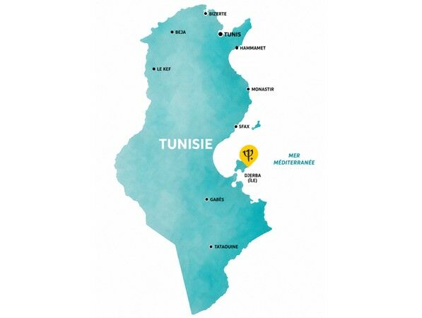 Carte Club Med Djerba Carte Tunisie