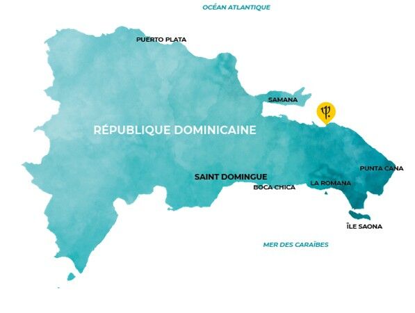 Carte République Dominicaine