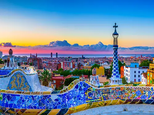 Parc Guell à Barcelone