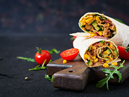 Assiette de tacos mexicains