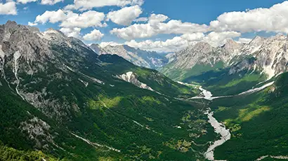 Montagnes en Albanie