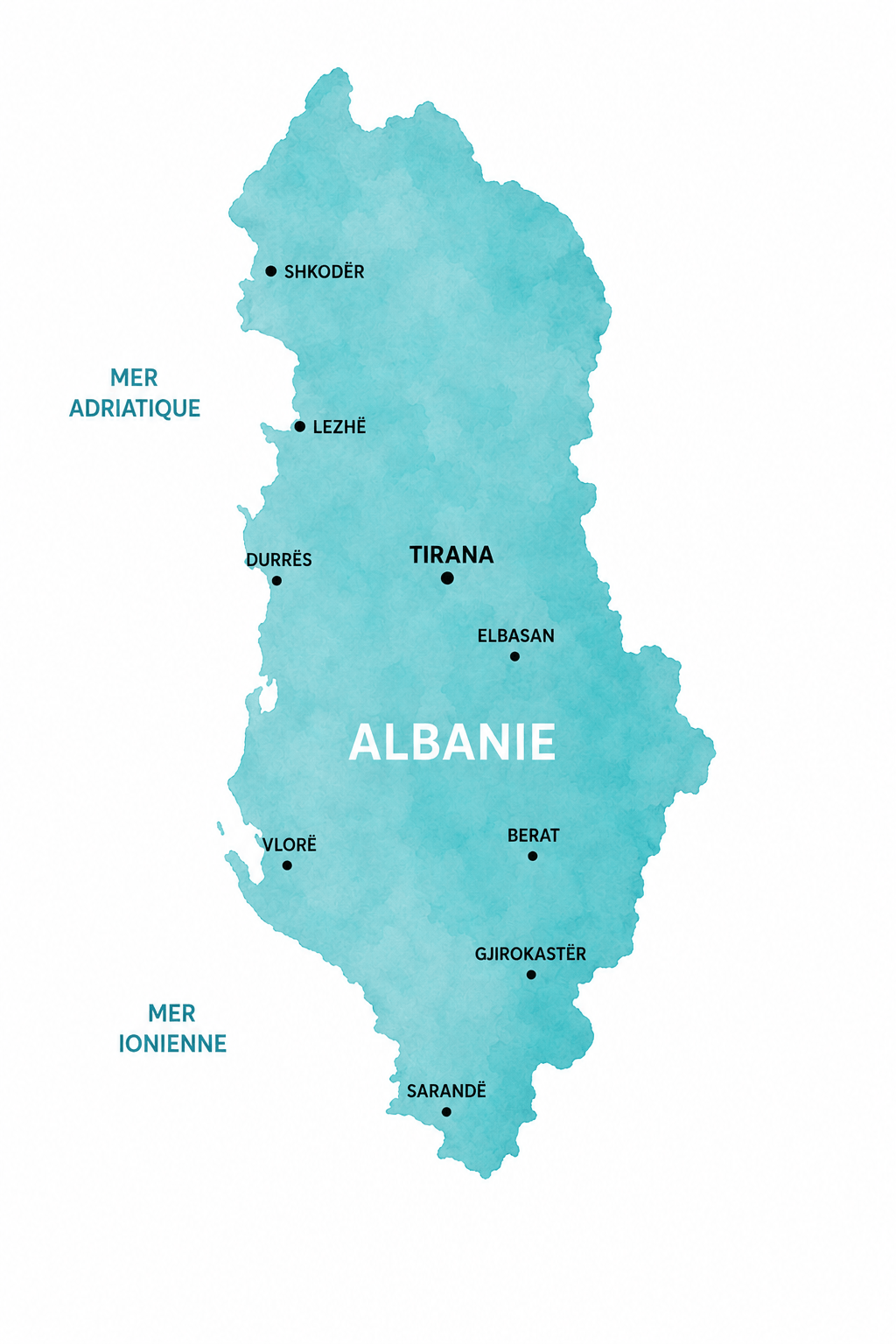 Carte de la Thaïlande carte de l'Albanie