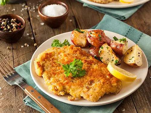 Schnitzel, aussi escalope viennoise