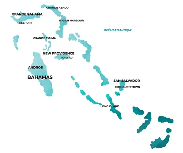 Carte Bahamas carte Bahamas