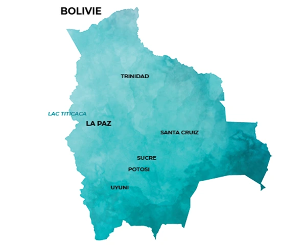 Carte de la Bolivie carte de la Bolivie
