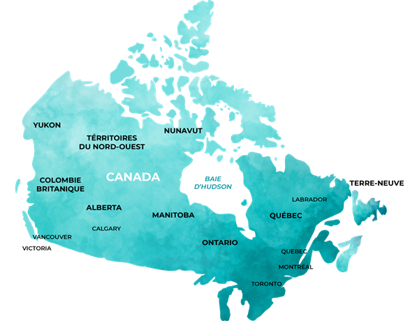 carte du Canada