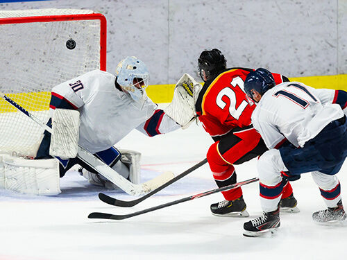 Joueurs de hockey sur glace