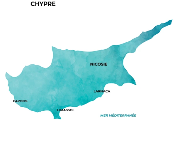 Carte de Chypre Carte de Chypre