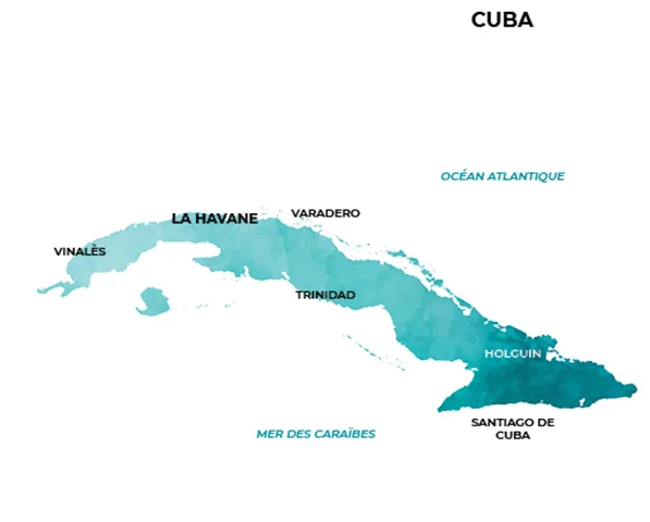 Carte de Cuba