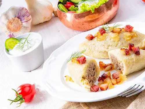 Pommes de terre farcies : cepelinai