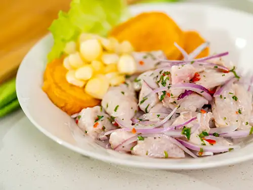 Assiette de ceviche