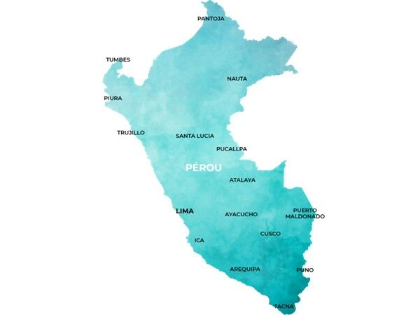 carte du Pérou