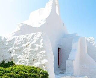 Maison blanche en Méditerranée