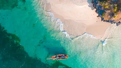 Plage à Zanzibar